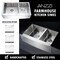 Anzzi Elysian Farmhouse 36" 60/40 Double Bowl Kitchen Sink in Brushed Satin K-AZ3620-3A - alternate 6